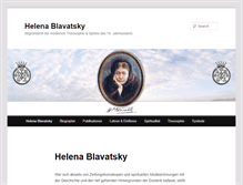 Tablet Screenshot of helena-blavatsky.de